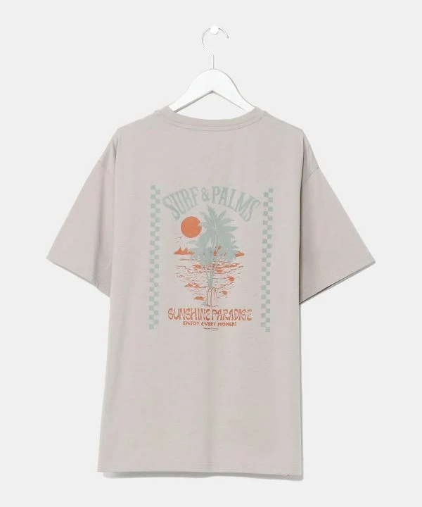 T-shirt graphique pour homme SURF＆Palms