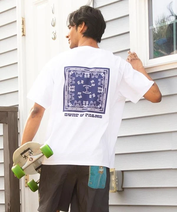 T-shirt graphique pour homme SURF＆Palms