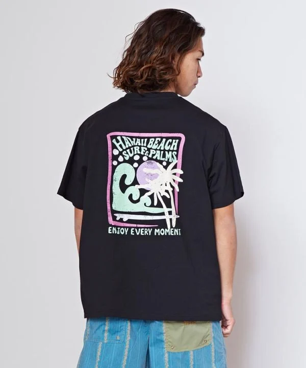 T-shirt graphique pour homme SURF＆Palms