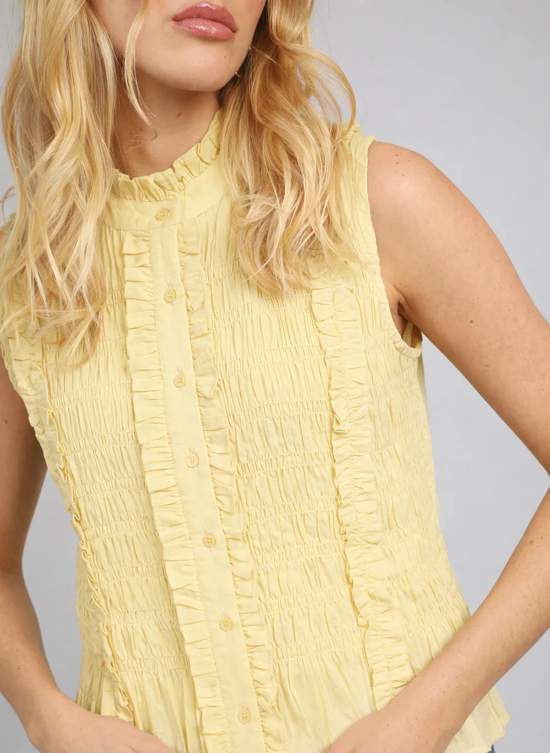 CHEMISE SLOANE jaune