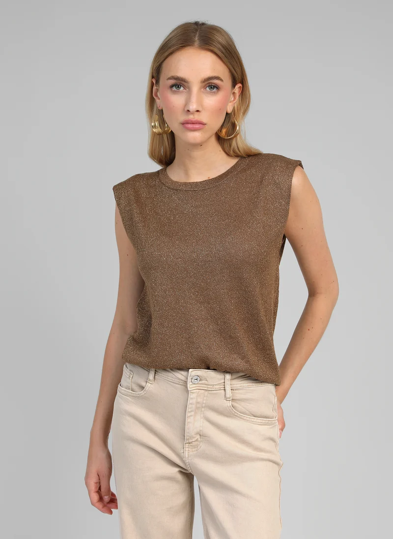 PULL LENATI noisette