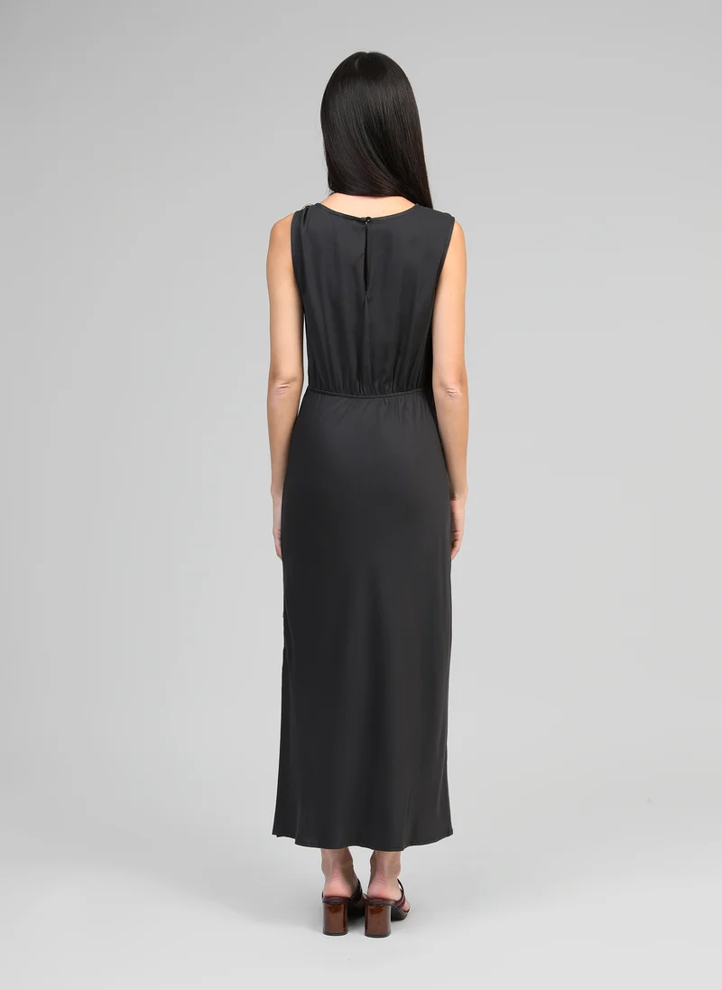 ROBE MIDI MIRKY carbone