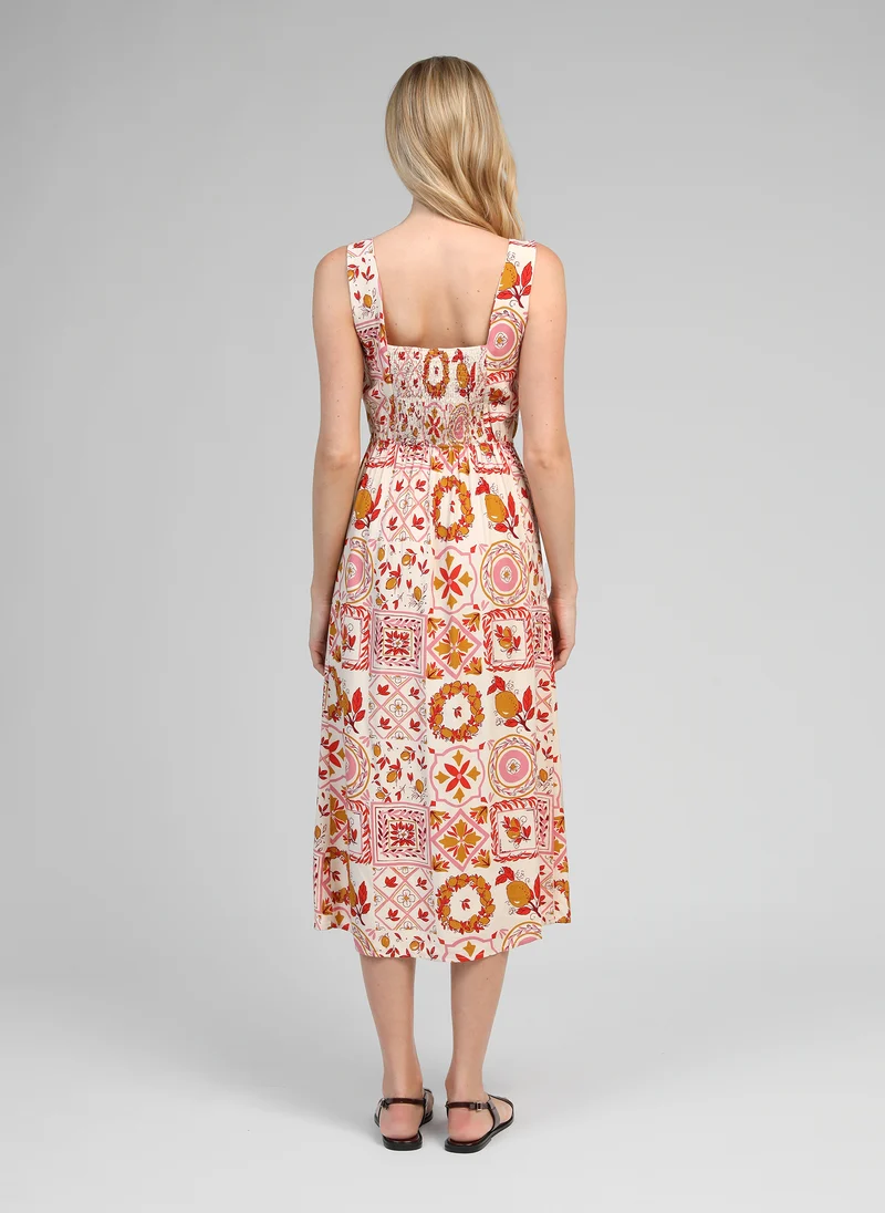 ROBE MIDI MANILY rizzo rose