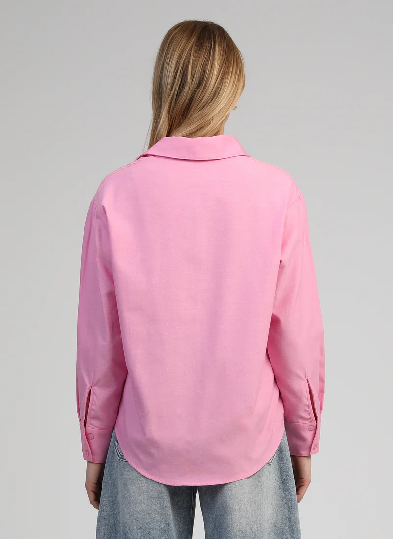 CHEMISE AIMALY rose