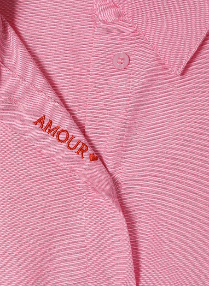 CHEMISE AIMALY rose