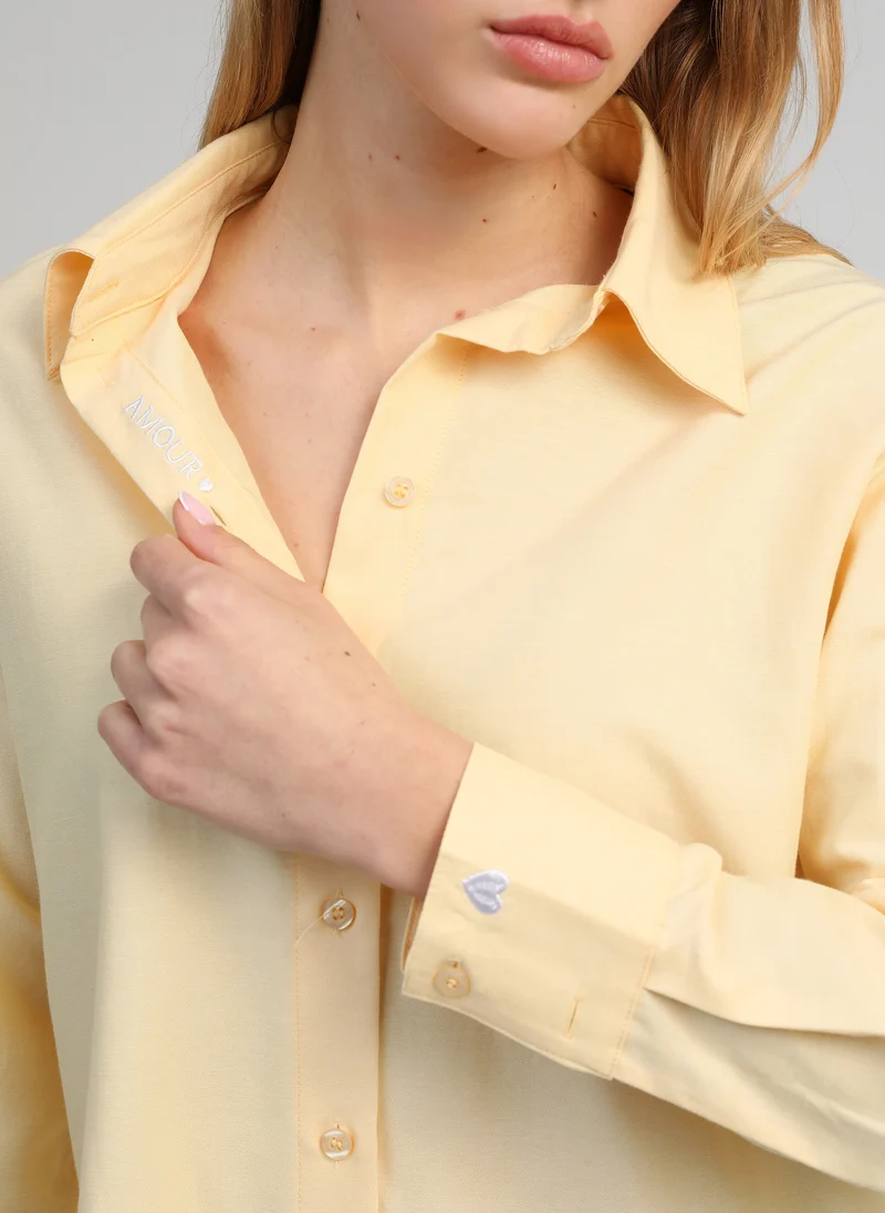 CHEMISE AIMALY jaune