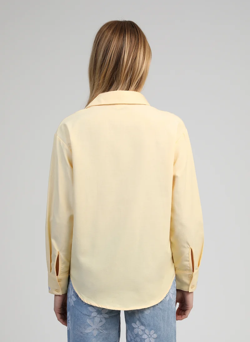 CHEMISE AIMALY jaune