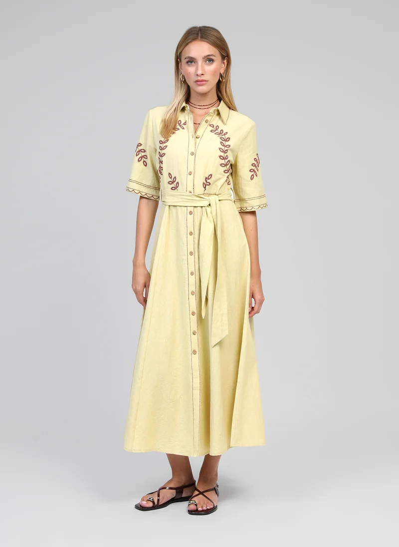 ROBE LONGUE OSMINA ble