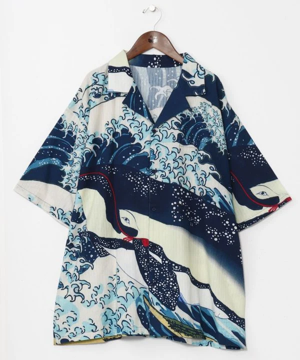 NIPPON ART Chemise Ukiyoe - XL