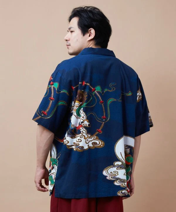 NIPPON ART Chemise Ukiyoe - XL