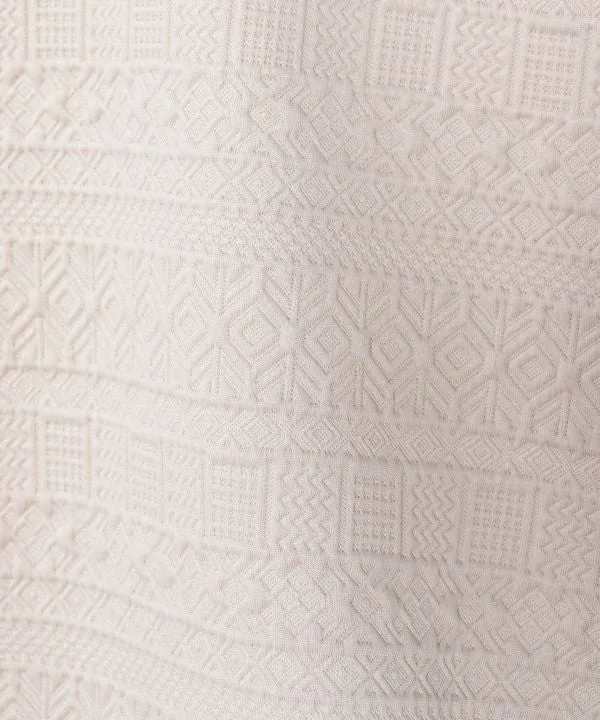 SURF & Palms Haut sans manches en jacquard bouffant