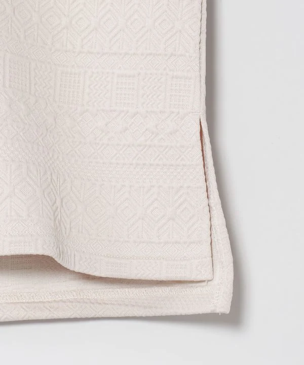 SURF & Palms Haut sans manches en jacquard bouffant