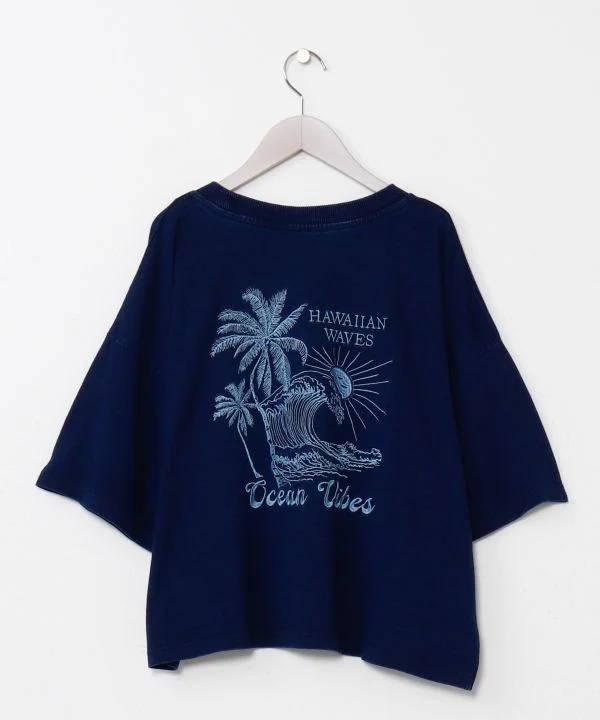 T-shirt style denim SURF & Palms