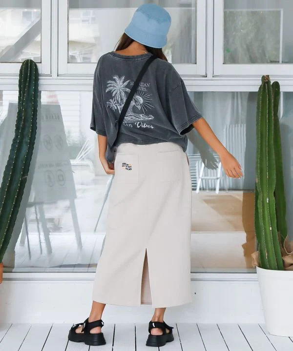T-shirt style denim SURF & Palms
