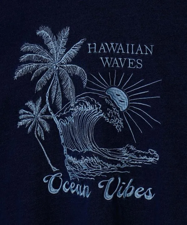 T-shirt style denim SURF & Palms