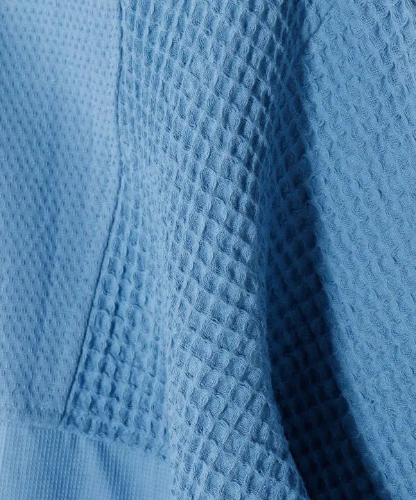 Haut patchwork indigo