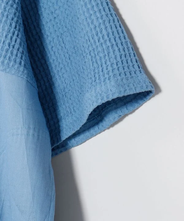 Haut patchwork indigo