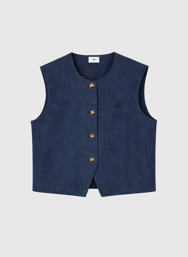 VESTE SANS MANCHES HULIANE indigo