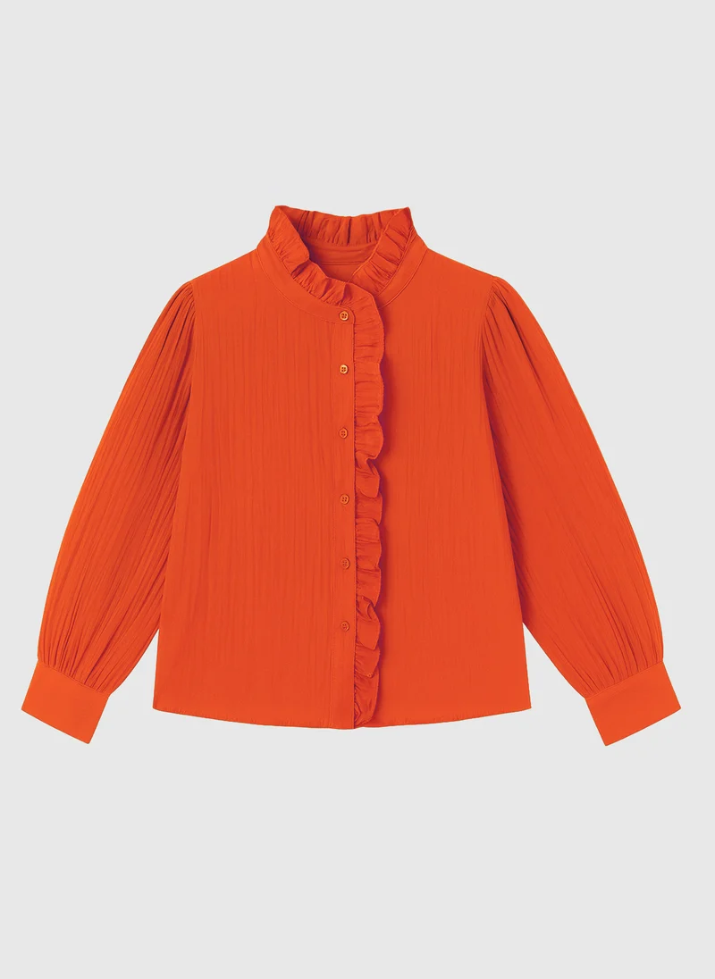 CHEMISE STEFILOU orange