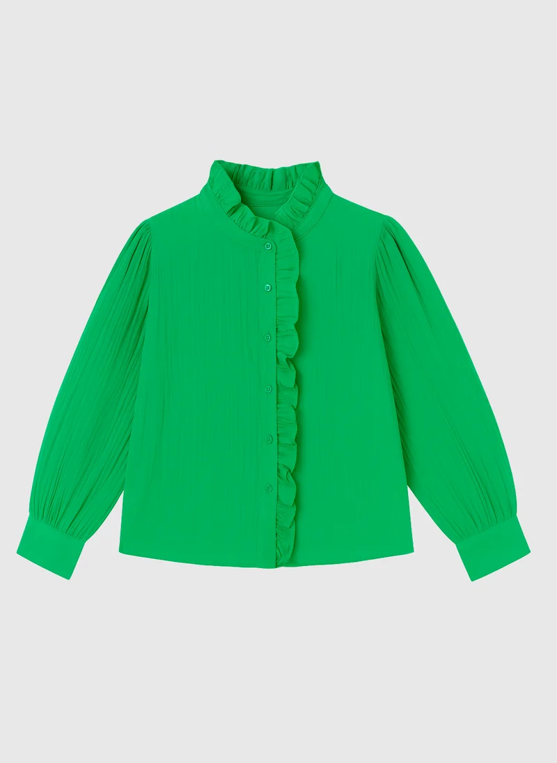 CHEMISE STEFILOU vert
