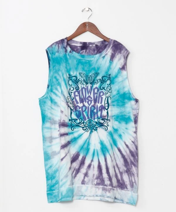 Débardeur homme style tie-dye vintage