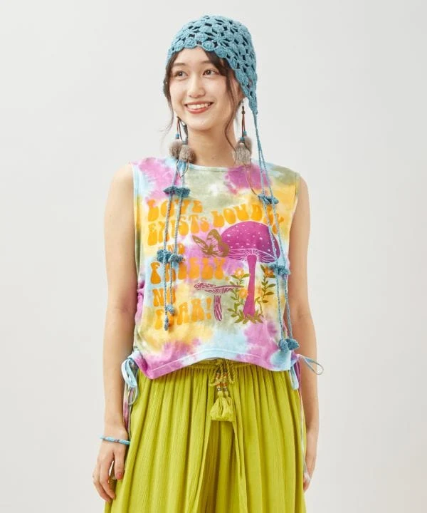 Débardeur style tie-dye vintage