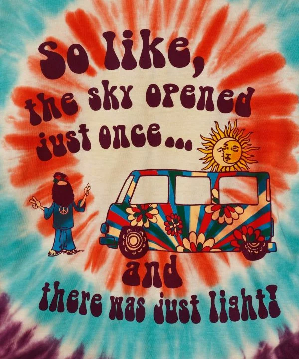 Débardeur style tie-dye vintage
