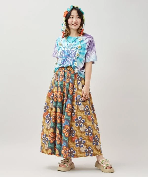 T-shirt style tie-dye vintage