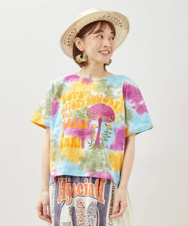 T-shirt style tie-dye vintage