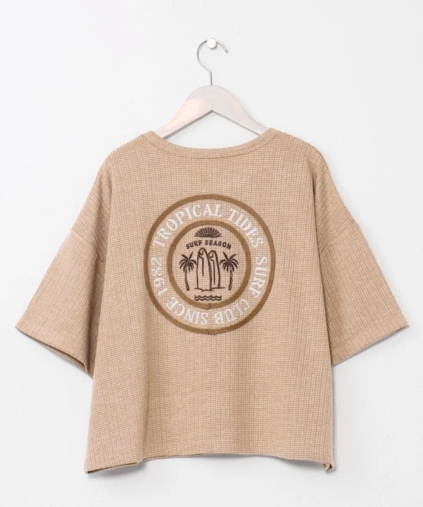 T-shirt gaufré SURF & Palms