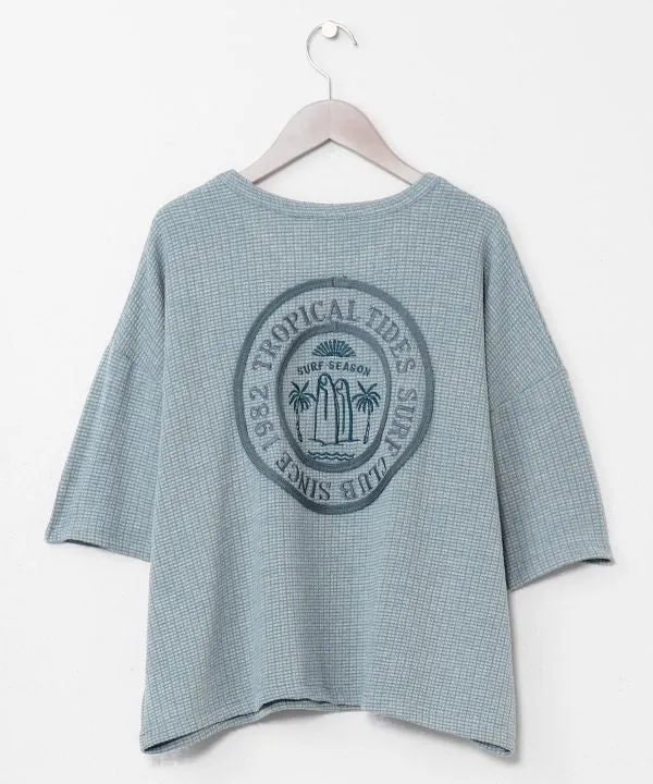 T-shirt gaufré SURF & Palms