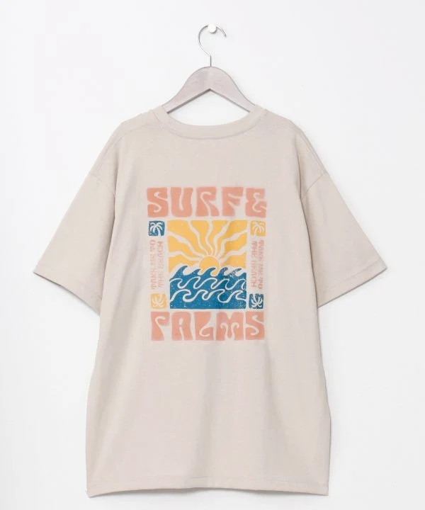 T-shirt homme SURF & Palms en coton épais