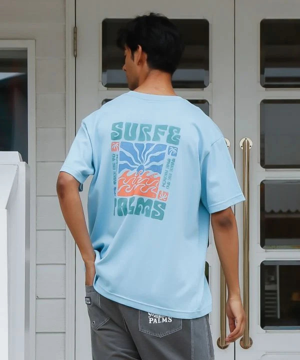 T-shirt homme SURF & Palms en coton épais