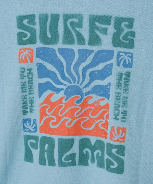 T-shirt homme SURF & Palms en coton épais