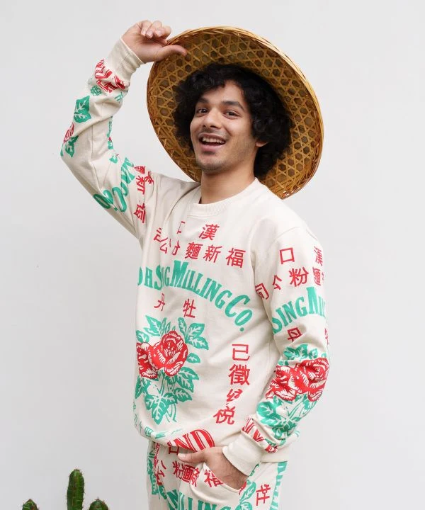 Pull-over imprimé pour homme