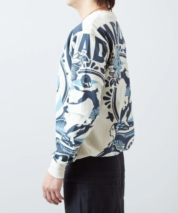 Pull-over imprimé pour homme