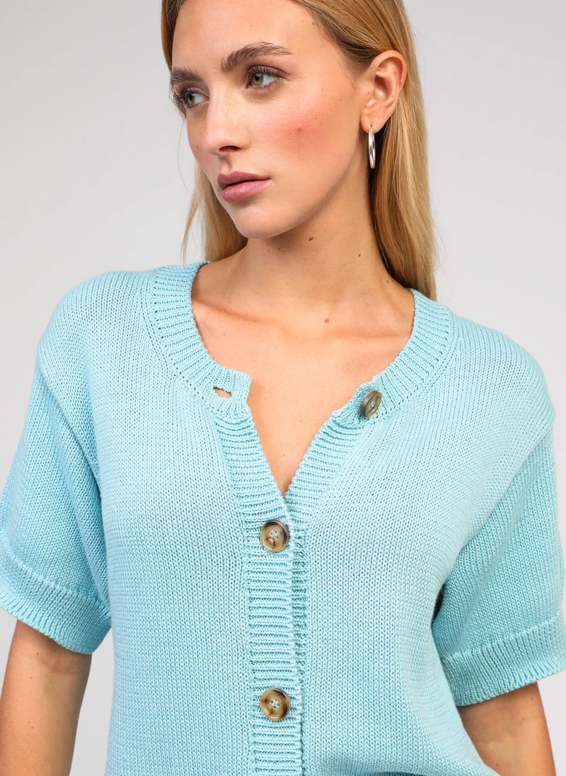 PULL LEVIORA turquoise
