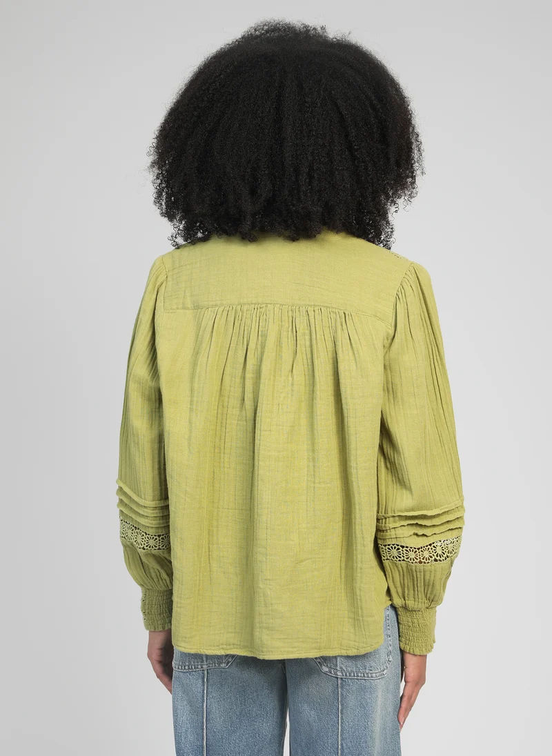 CHEMISE SOJANYLA tilleul