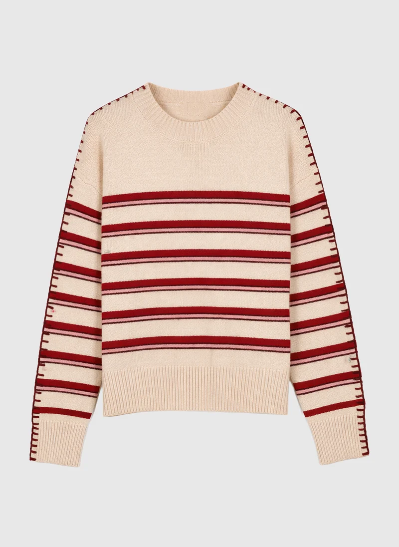 PULL NAUSIKA rouge