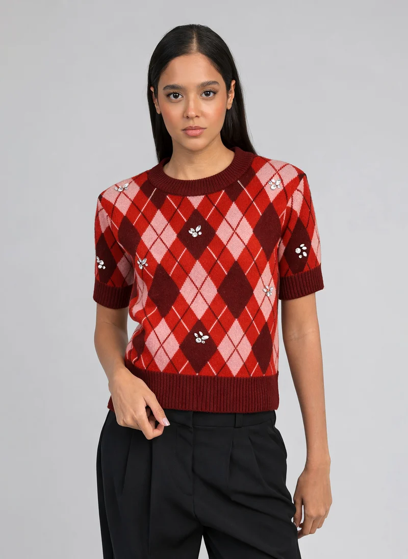PULL NADRIANA cerise