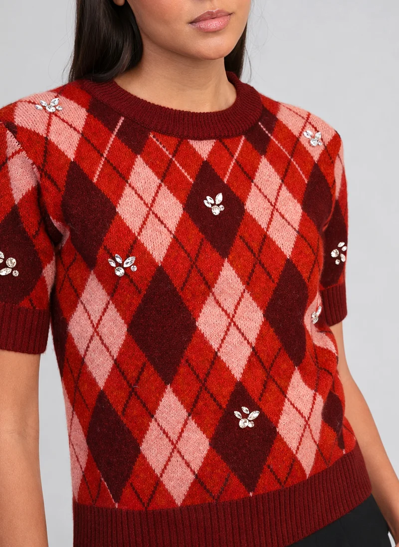 PULL NADRIANA cerise