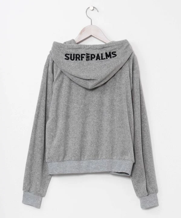 Sweat à capuche zippé doux SURF&Palms