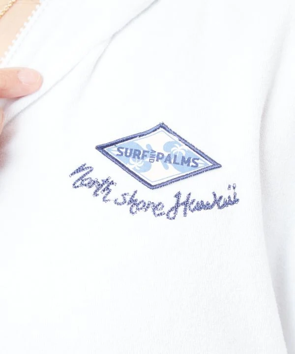 Sweat à capuche zippé doux SURF&Palms