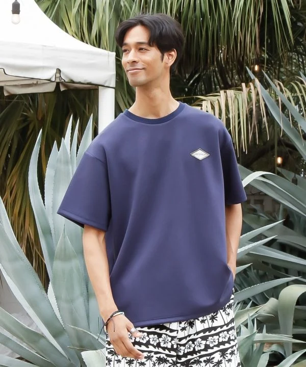 T-shirt en maille confortable pour homme SURF＆Palms