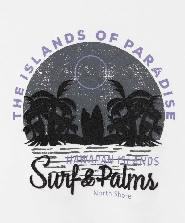 Sweat à capuche en maille confortable pour homme SURF＆Palms