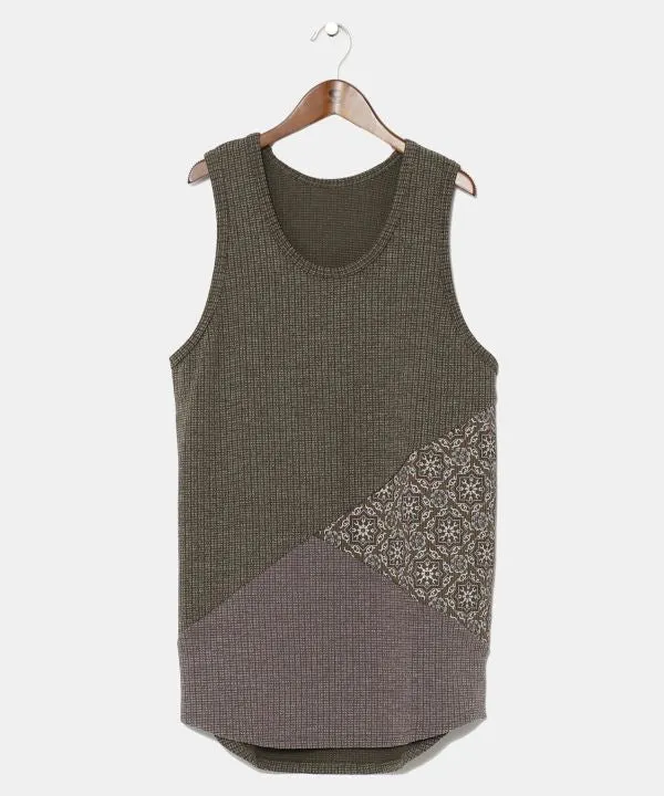 Débardeur patchwork pour homme