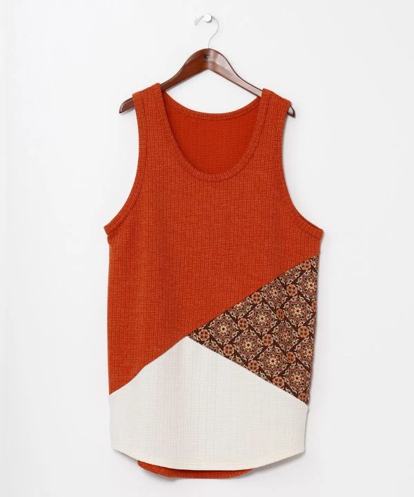 Débardeur patchwork pour homme