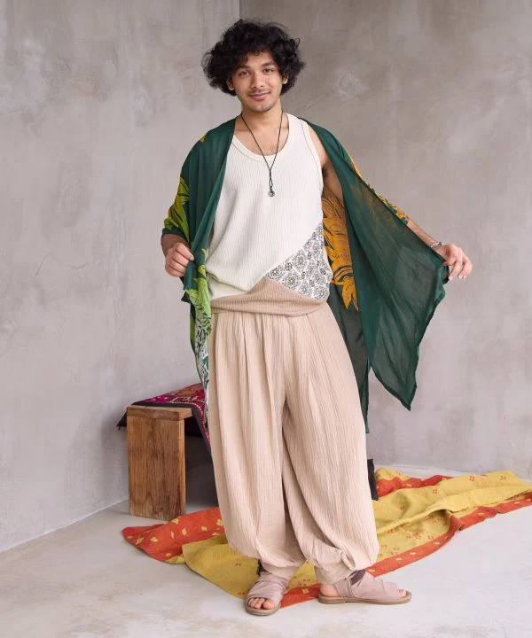 Débardeur patchwork pour homme