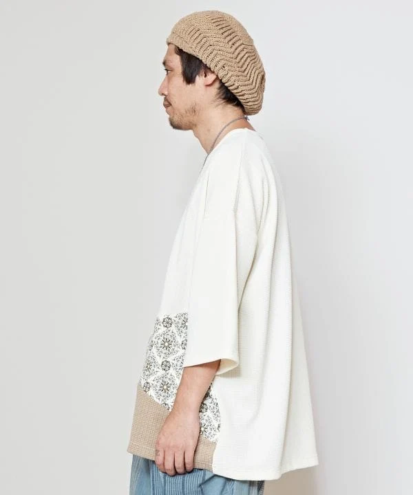Haut ample patchwork pour homme