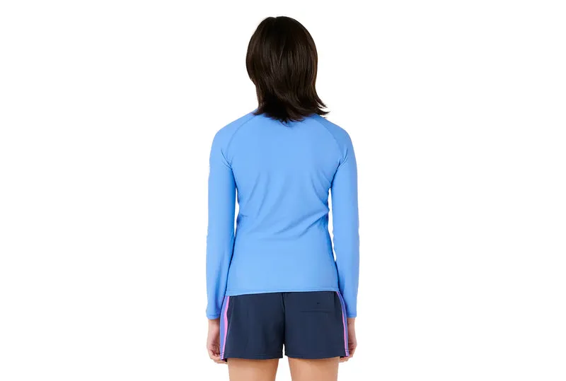 VESTE ANTI-UV CLASSIQUE SURF À MANCHES LONGUES POUR FILLE